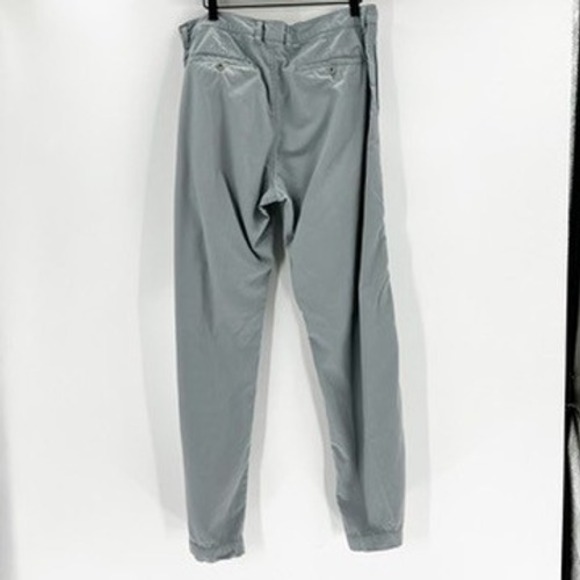 Banana Republic Chinos Mens 34R Light Blue Flat Front Casual Pants - Picture 3 of 4